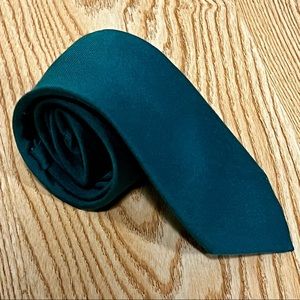 CHARLES TYRWHITT LUXURY TEAL WOOL TIE